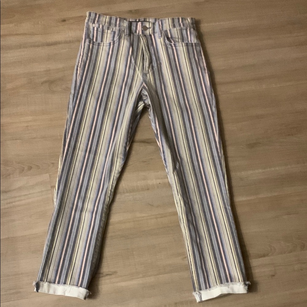 Striped Multicolor Women's Jeans